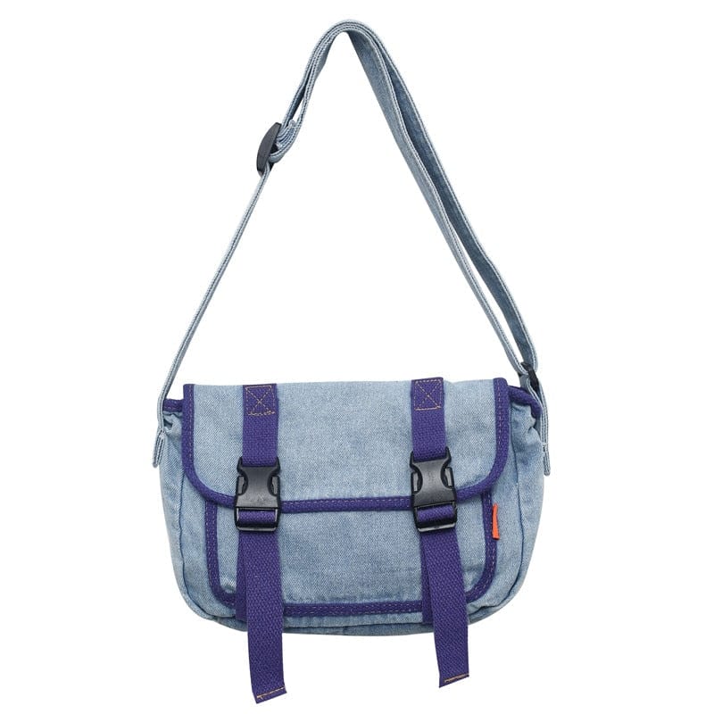 Sac à Main Femme Lycéenne - Glam'Style Bleu ciel / 26cm