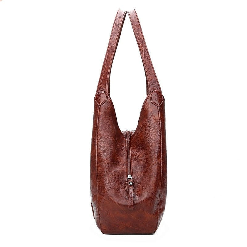 Sac À Main Femme Marron Vintage - LuxeVintage Marron / 28x12x30cm