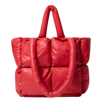 Sac à Main Femme Matelassé - GlamSculpt Rouge