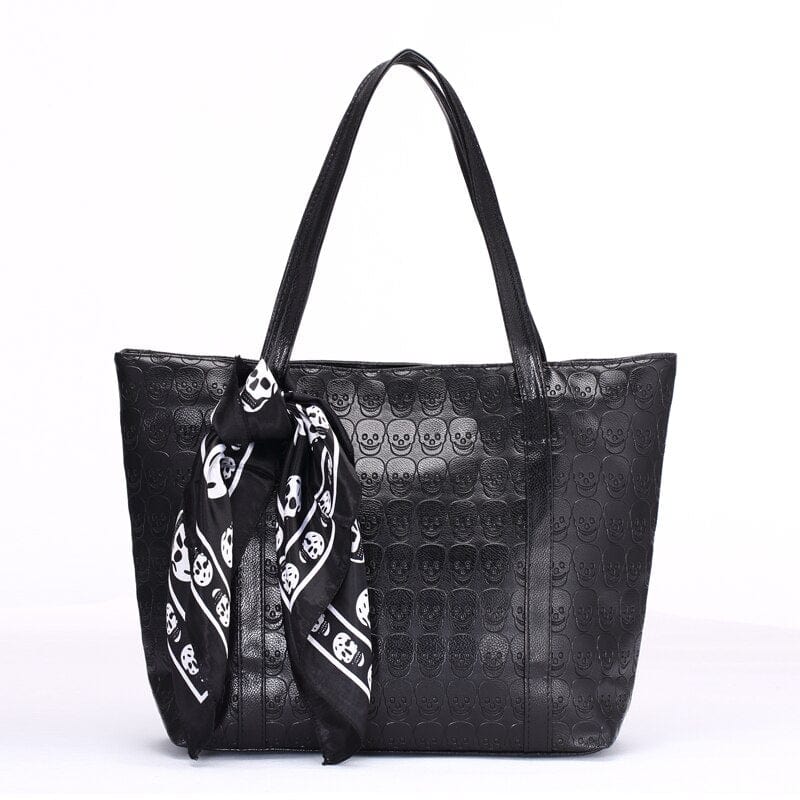 Sac à Main Femme Noir Foulard - BellaNoir