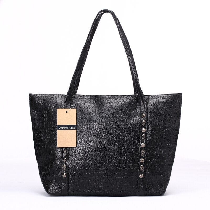 Sac à Main Femme Noir Foulard - BellaNoir