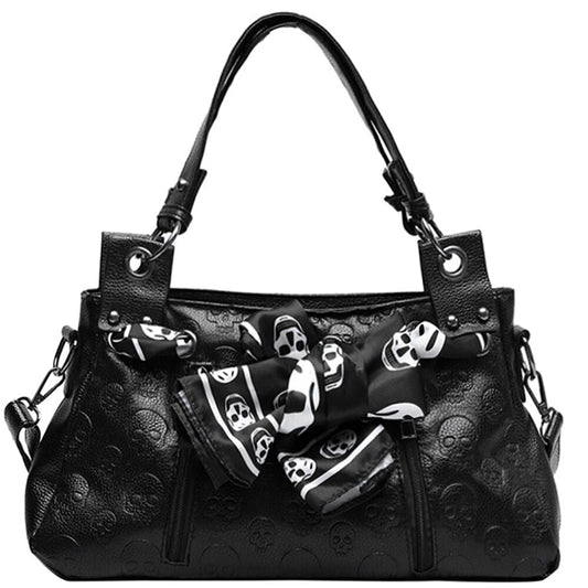 Sac à Main Femme Noir Rock - NoirGlam Noir / 36cm x 13cm x 19cm