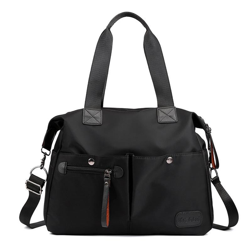 Sac à main Femme Nylon - StyleFlex Noir / 38x14x33cm