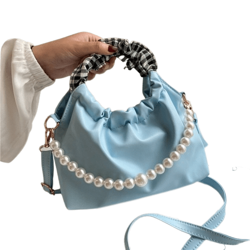 Sac à Main Femme Original Pas Cher - CharmMain Bleu / 20x15.5x11.5cm