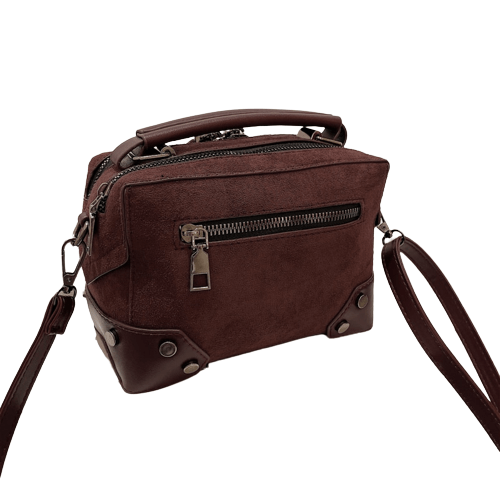 Sac à Main Femme Pas Cher Marron - LuxShopping Marron foncé / 18x9x12cm