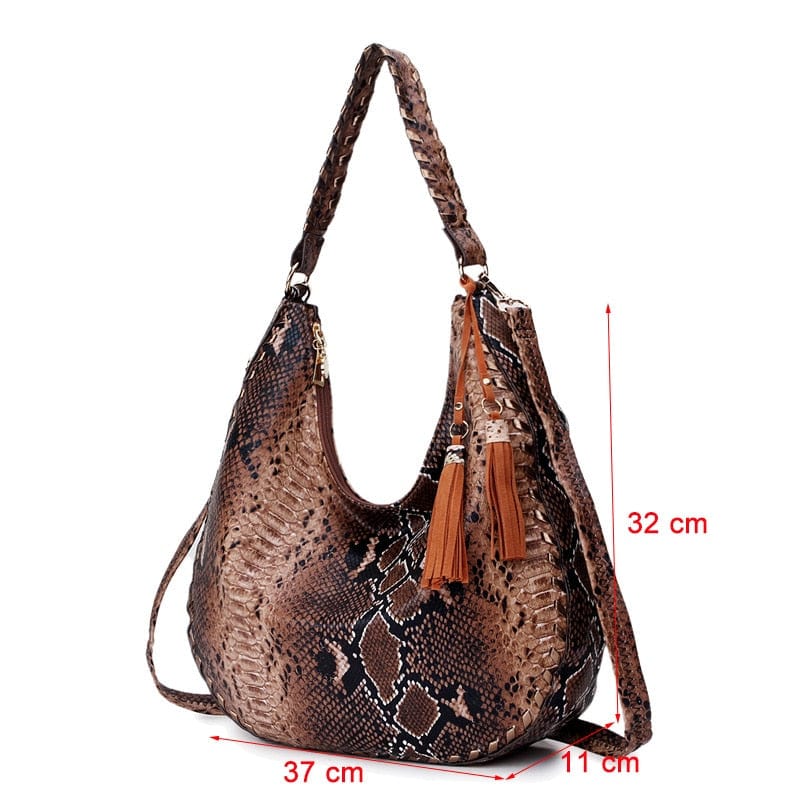 Sac à Main Femme Peau de Serpent - Serpentelle Glam