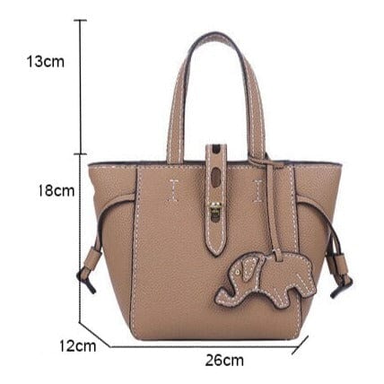 Sac à Main Femme Petite Cabas - GlamDiva Kaki