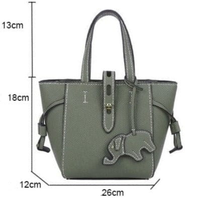 Sac à Main Femme Petite Cabas - GlamDiva Vert