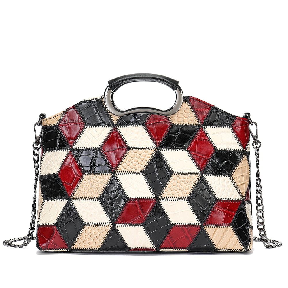 Sac à Main Femme Plusieurs Couleurs - TrendBag 7716-blackred