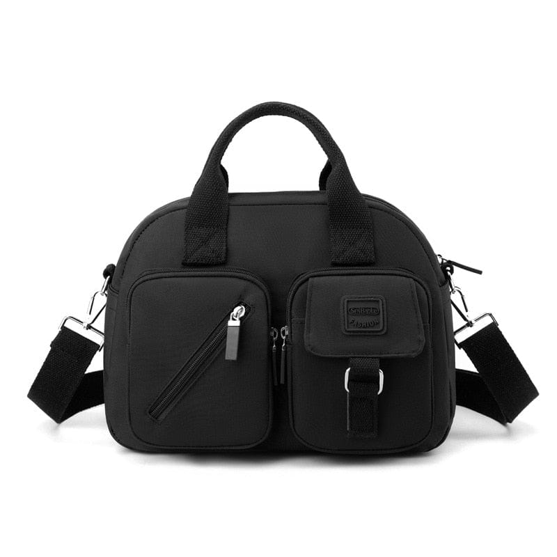 Sac A Main Femme Plusieurs Poches - GlamSac Noir