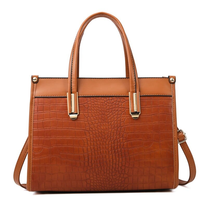 Sac à Main Femme Portable - GlamChic Marron