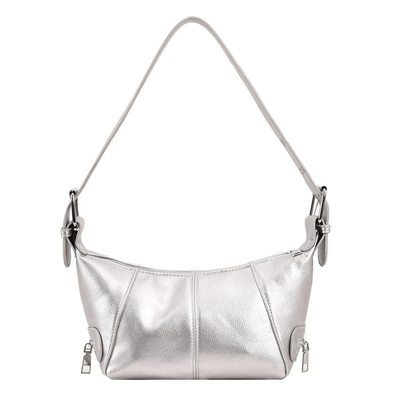 Sac à Main Femme Porté Epaule Tendance - Tandela Argenté / 26cmx13cmx11cm