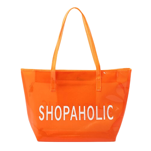 Sac à Main Femme PVC Vernis - SparkleGlow Orange