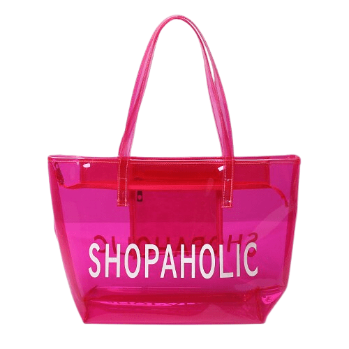 Sac à Main Femme PVC Vernis - SparkleGlow Rose