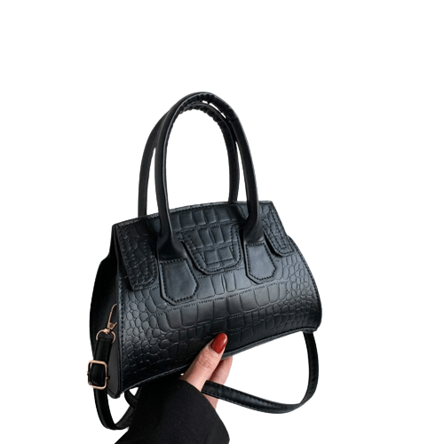 Sac à Main Femme Qui Se Tient - LuxeFéminin Noir