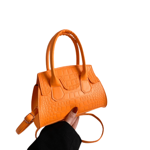 Sac à Main Femme Qui Se Tient - LuxeFéminin Orange