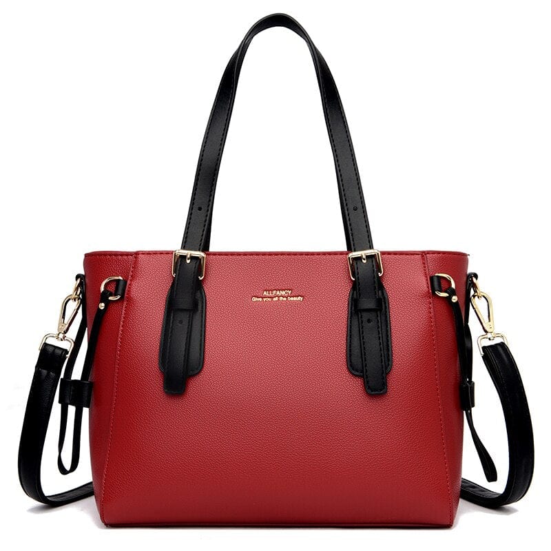 Sac à Main Femme Rigide - GlamSac Rouge