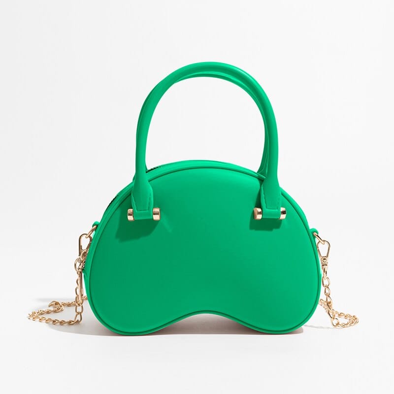 Sac à Main Femme Rigide Pas Cher - Glam'Purse Vert / 18x6x12cm