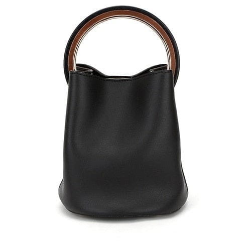 Sac à Main Femme Sans Motifs - GlamTouch Noir / 17x19.5cm