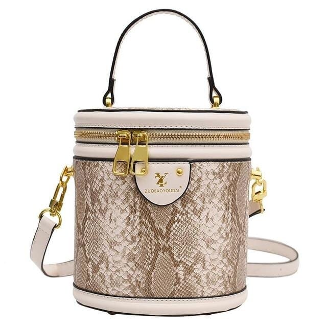 Sac à Main Femme Seau - Glamoureux Sacoche Blanc / S