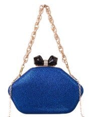 Sac à Main Femme Soirée - GlamBag Bleu / 21cm