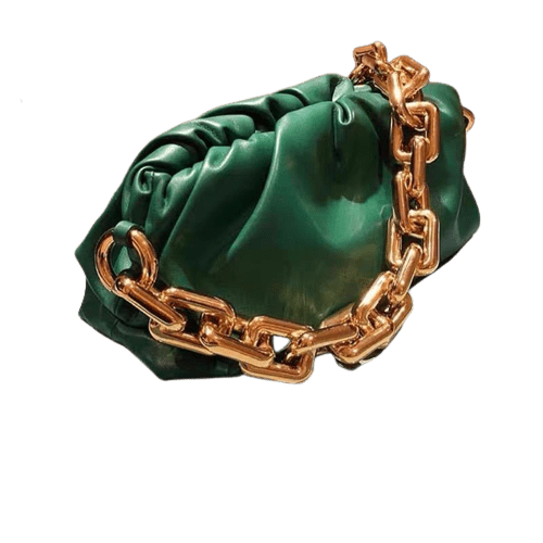 Sac à Main Femme Souple - Élégance Absolue Vert / 28x17x9cm