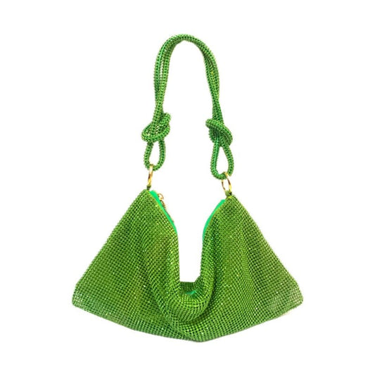 Sac à Main Femme Strass - Glitteré Vert