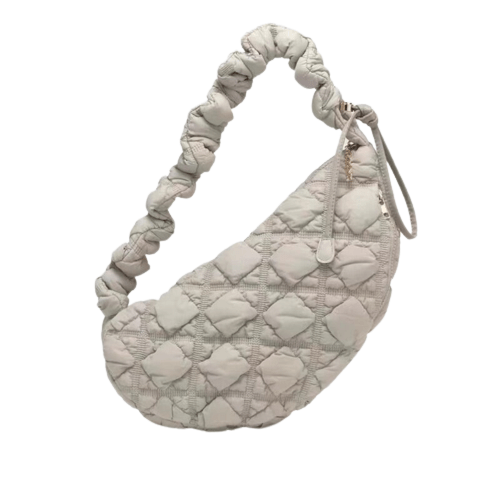 Sac A Main Femme Textile - GlamTouch Gris / 33x12x20cm