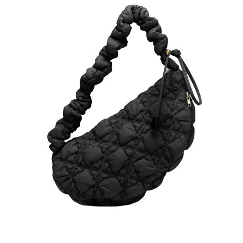 Sac A Main Femme Textile - GlamTouch Noir / 33x12x20cm