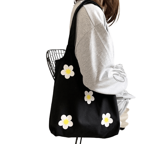 Sac à Main Femme Toile Léger - Légèreté Élégante Noir