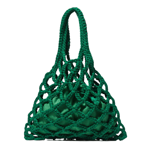 Sac à Main Femme Tresse - LuxTress Vert / 26x27cm