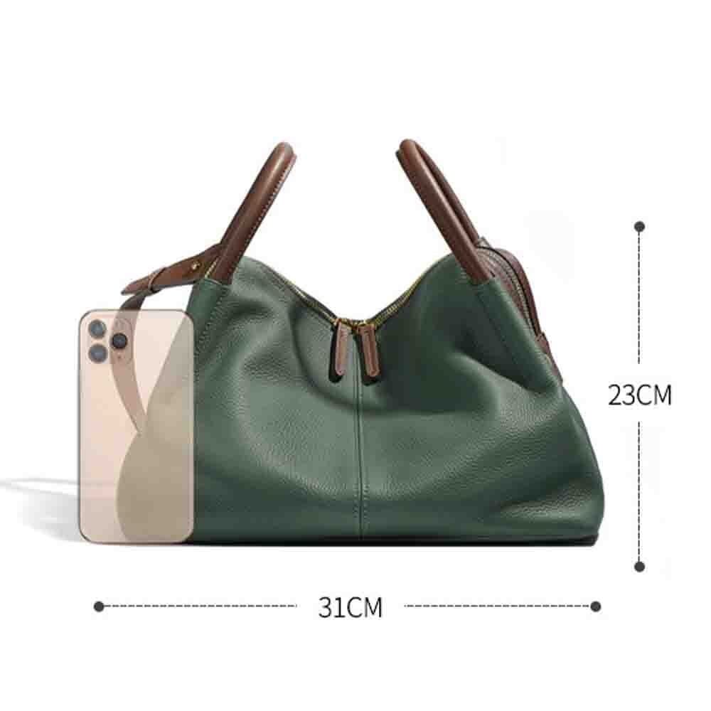 Sac à Main Femme Vert Foncé - Élégance Verte Vert / 31x13x23cm