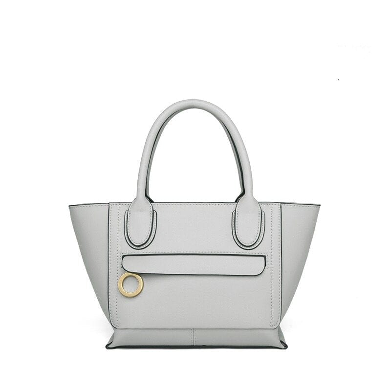 Sac à Main Femme Vrai Cuir - LuxeSophistique Blanc