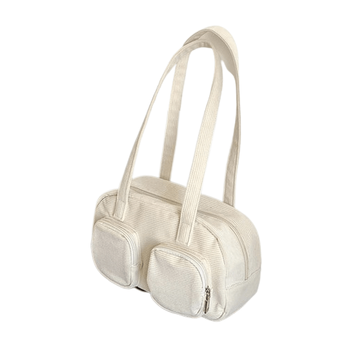 Sac à Main Femmes à Porter à l'Épaule - LuxePorté Blanc / 30x18x14 cm