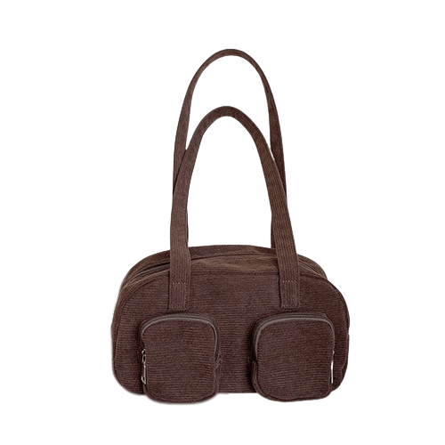 Sac à Main Femmes à Porter à l'Épaule - LuxePorté Café / 30x18x14 cm