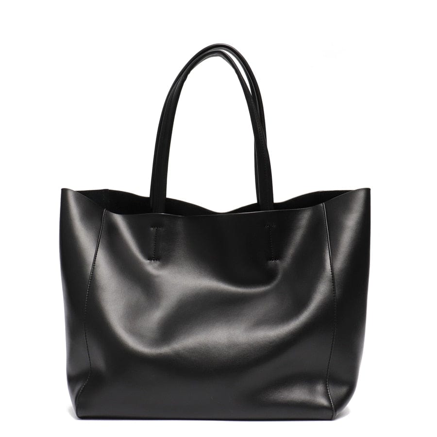 Sac à Main Femmes Grand Format - Glam'Aura Noir / 32x30x15cm