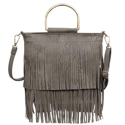 Sac à Main Franges Femme - Glam'Fringes Gris