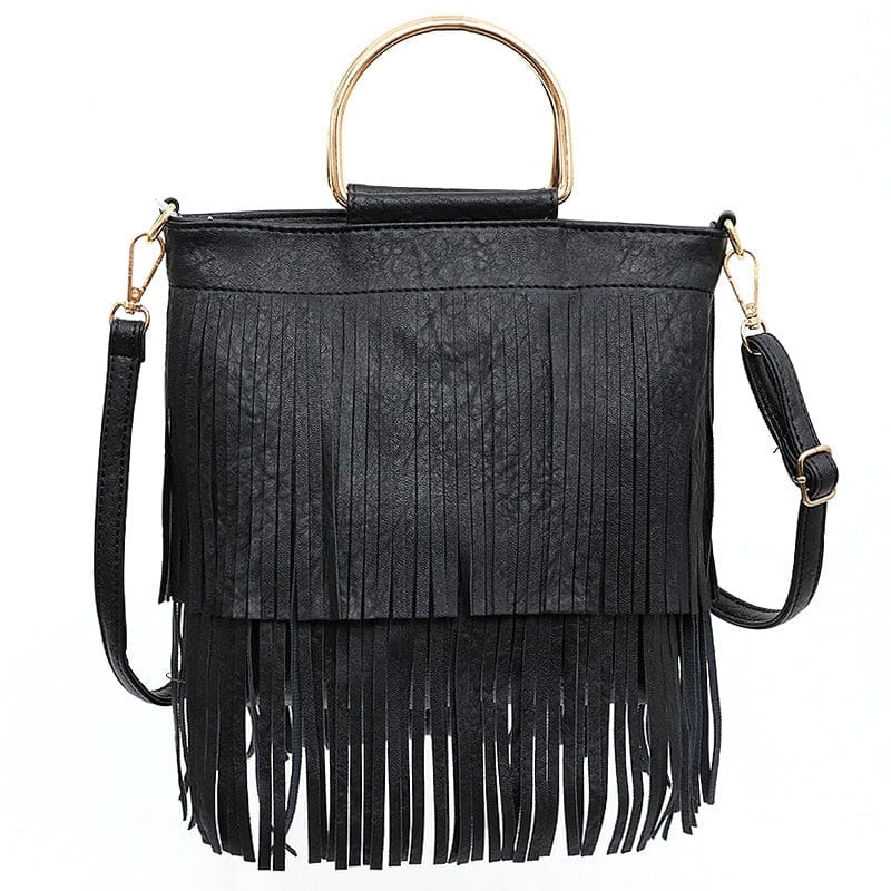 Sac à Main Franges Femme - Glam'Fringes Noir