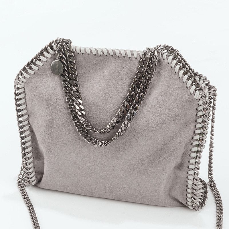 Sac à Main Gris Pour Femme - FashionistaGrey Gris clair / 25 x 10 x 26 cm