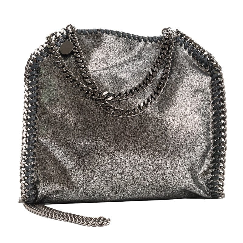 Sac à Main Gris Pour Femme - FashionistaGrey Gris sombre / 25 x 10 x 26 cm