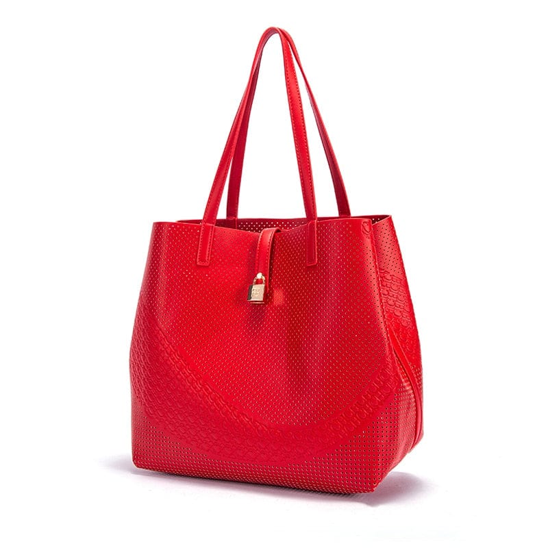 Sac à Main Lycée pour Femme - ModeFéminin Rouge / 38x16x30cm