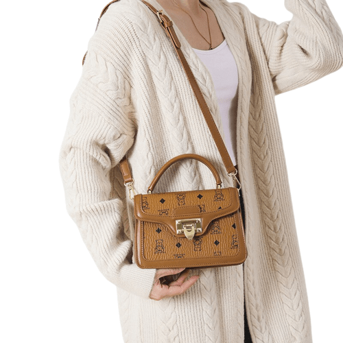 Sac à Main Marron en Cuir pour Femme - LuxeChic Marron