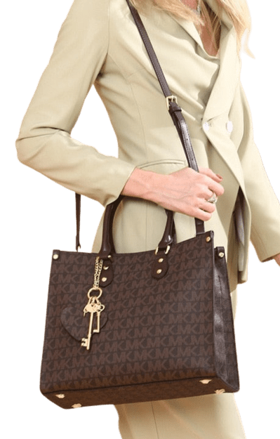 Sac à Main Marron Foncé Femme - LuxuSac