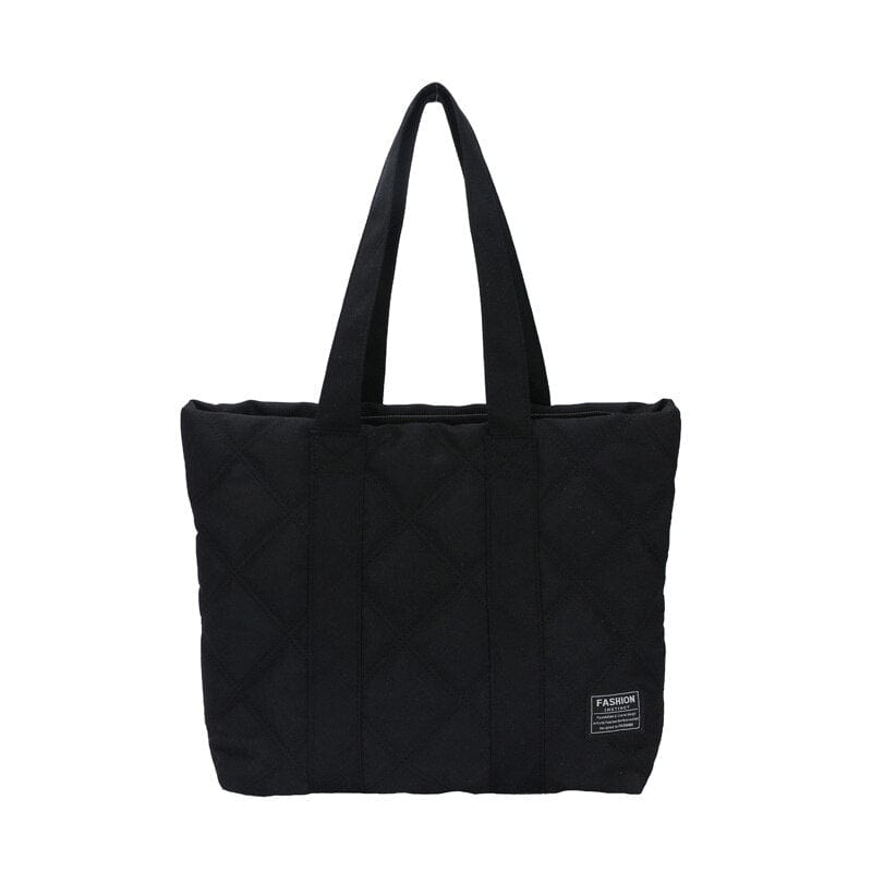 Sac à Main Matelassé Femme - Luxurieux Saphir Noir