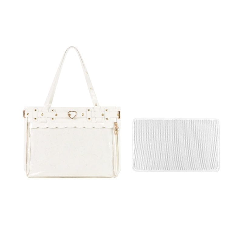 Sac à Main Medium Femme - Trendy Chic Blanc / 41x29x8cm