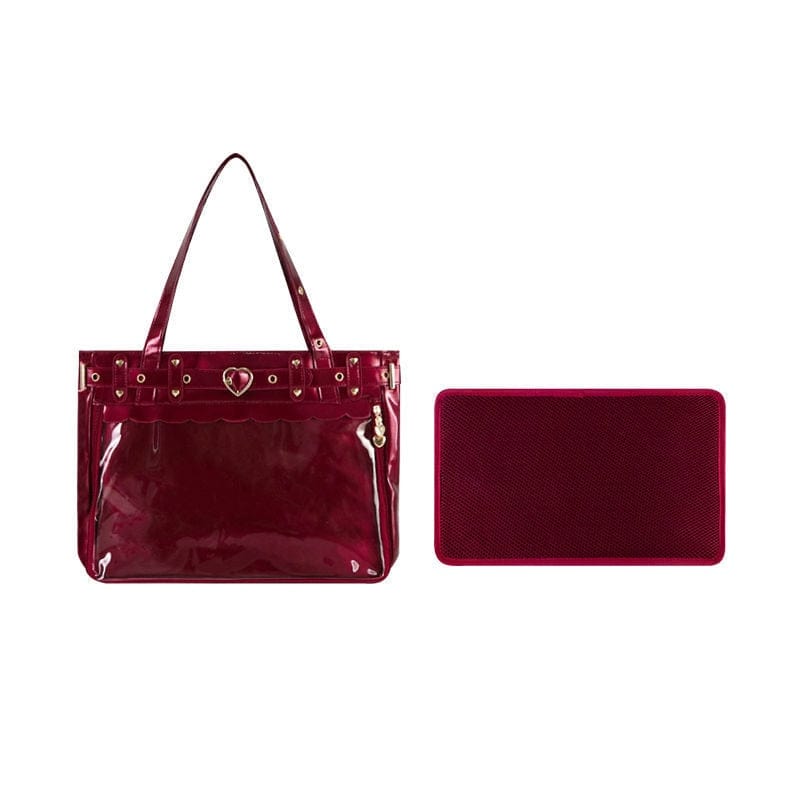 Sac à Main Medium Femme - Trendy Chic Rouge / 41x29x8cm