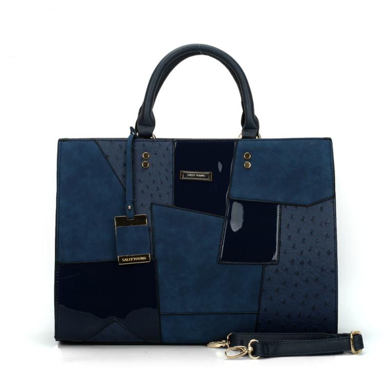 Sac à Main Moyen Femme - Glam'Tote Bleu sombre