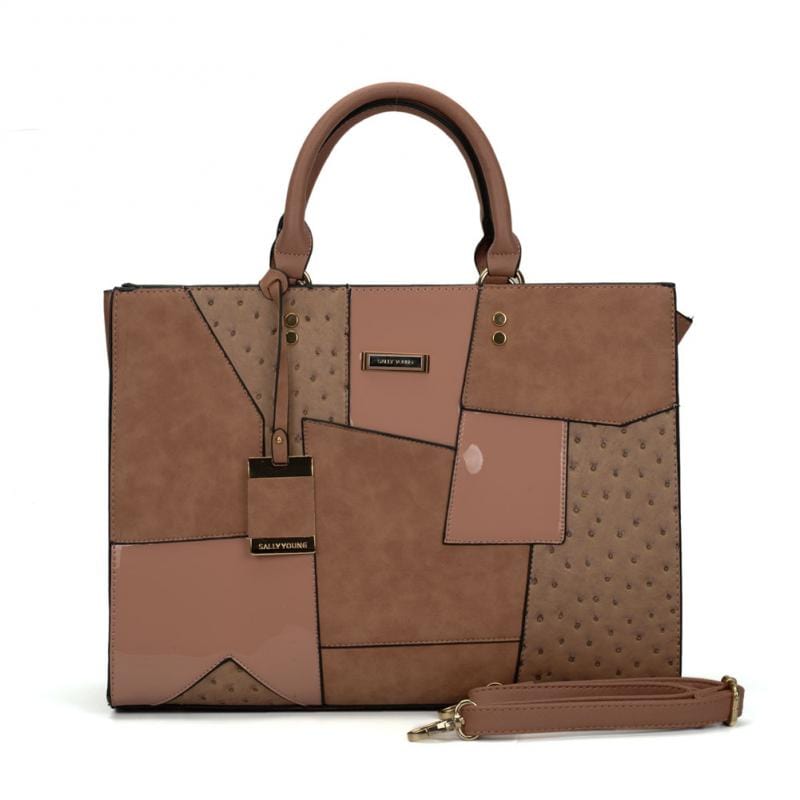 Sac à Main Moyen Femme - Glam'Tote Rose foncé