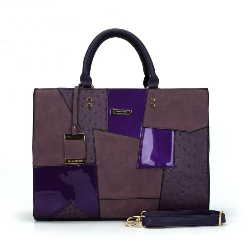 Sac à Main Moyen Femme - Glam'Tote Violet