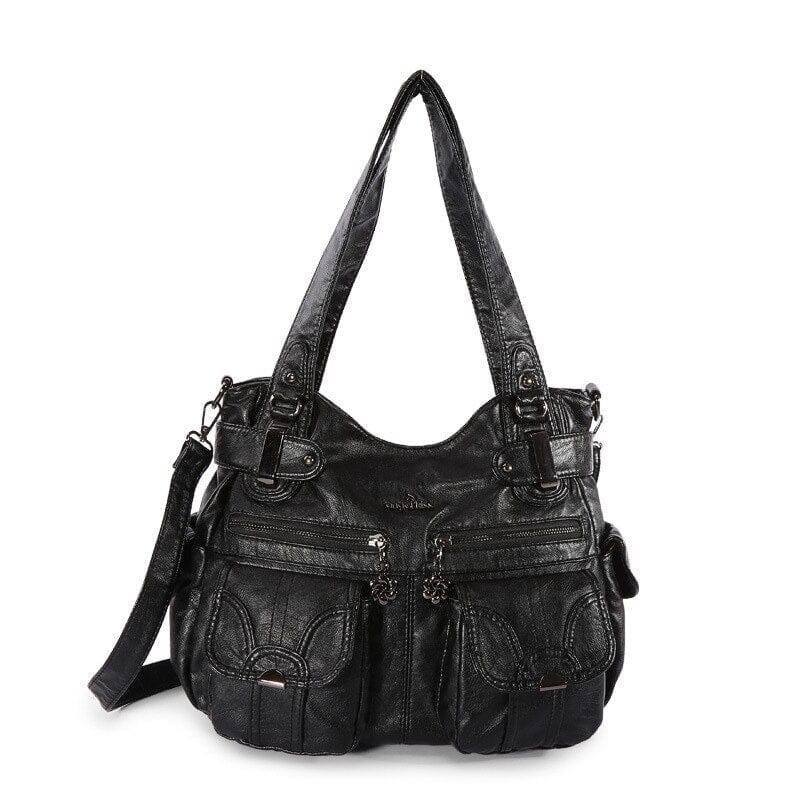 Sac a Main Multi Poche Pour Femme - TotalFem Access Noir